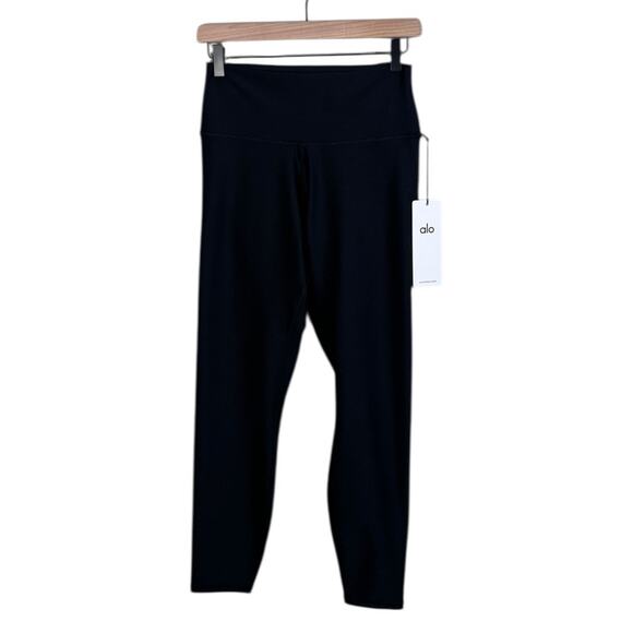 alo 7/8 High-Waist Airlift Legging in Black - Size Large - Picture 1 of 5